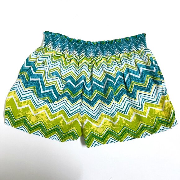 Derek Heart Green & Yellow Shorts (medium) - Picture 5 of 6